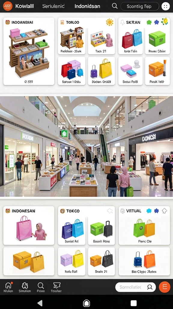 Tampilan antarmuka yang intuitif dan user-friendly.