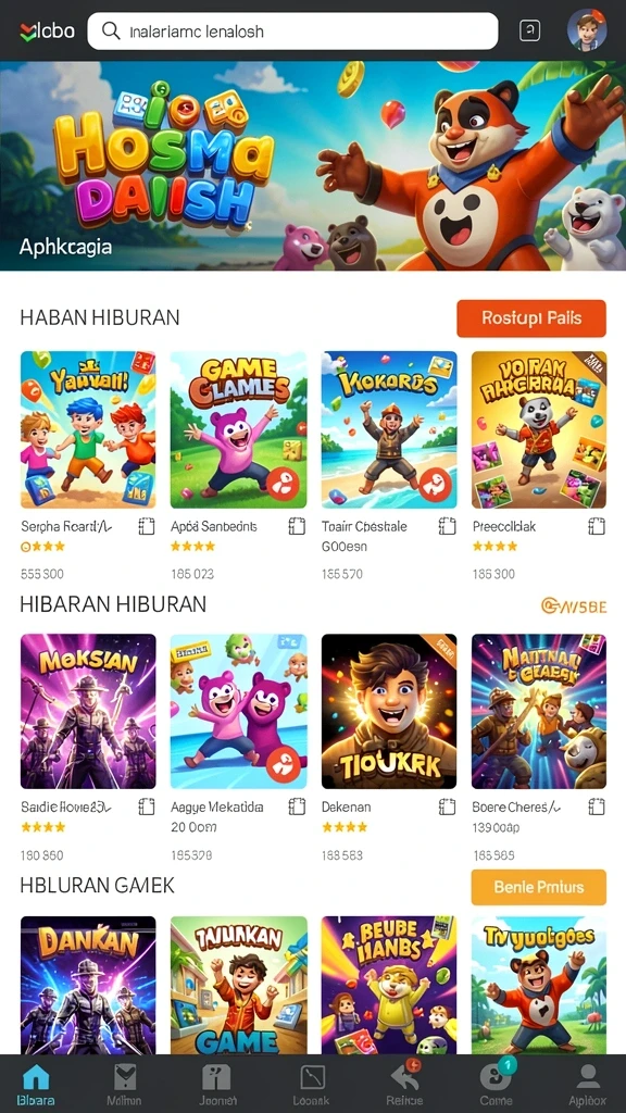 Sistem hadiah menarik yang meningkatkan pengalaman bermain.