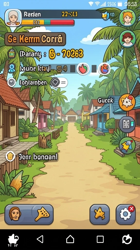 Komunitas aktif di dalam game untuk interaksi pemain.