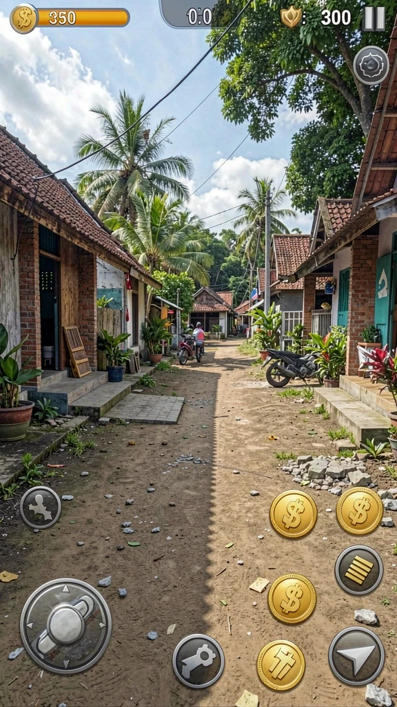 Tangkapan layar menunjukkan grafik yang mengesankan dan detail lingkungan.