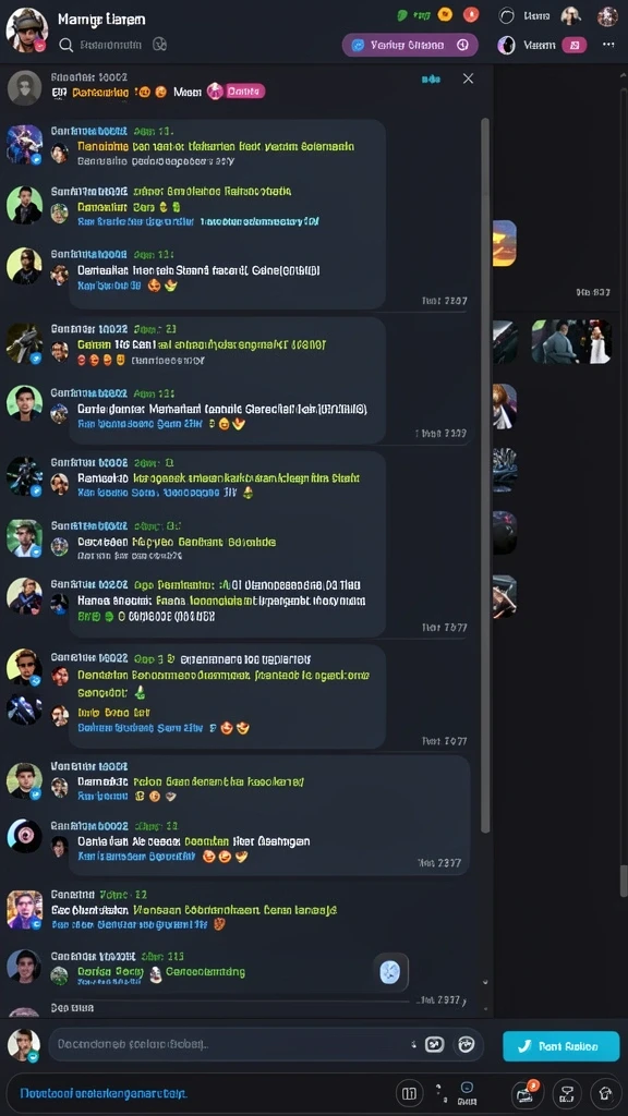 Tampilan awal game yang memukau dan menarik.