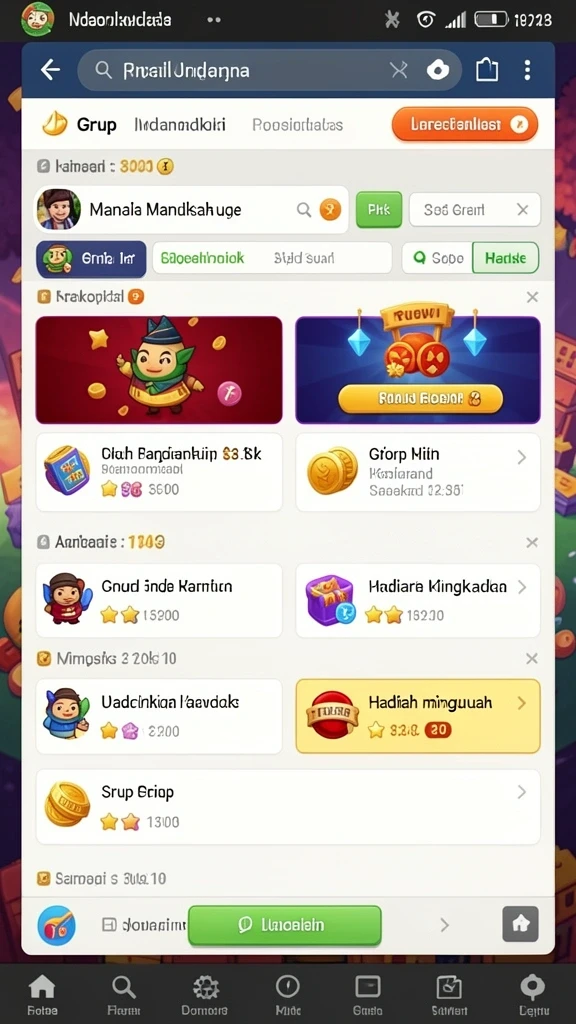 Tampilan dashboard utama yang intuitif dan menarik.