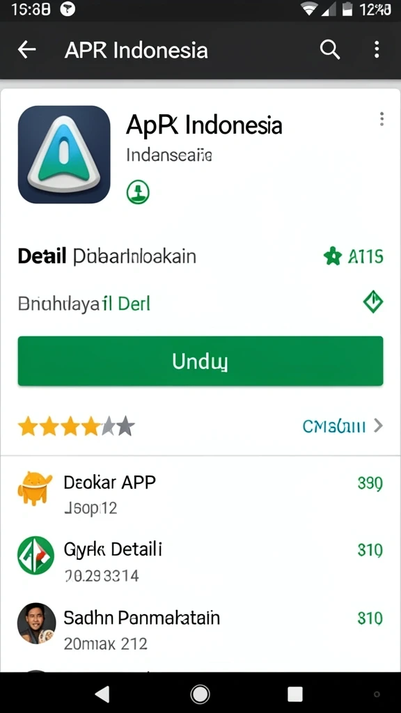 Tampilan antarmuka yang sederhana dan intuitif.
