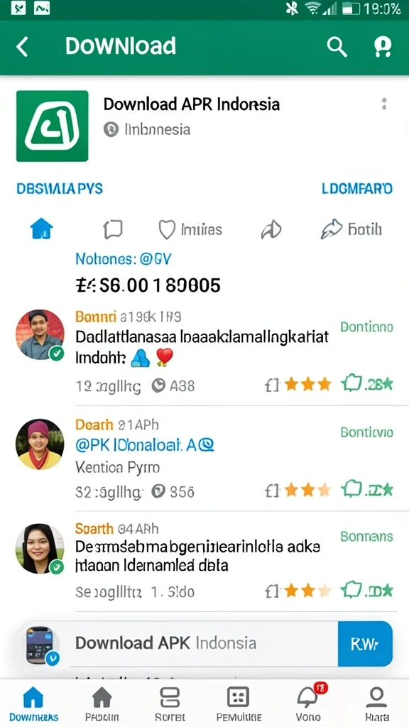Tampilan awal aplikasi dengan desain yang menarik.