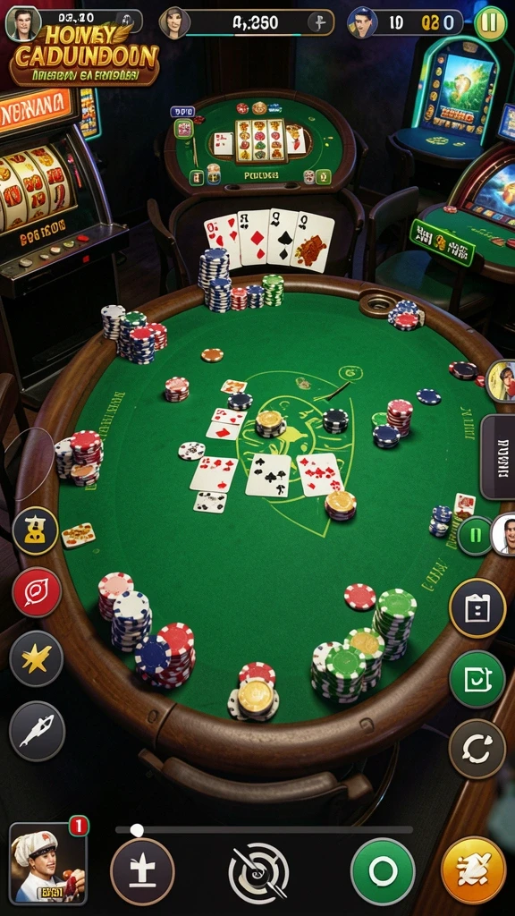 Screenshot aplikasi GACOR777 dengan tampilan utama yang menarik.
