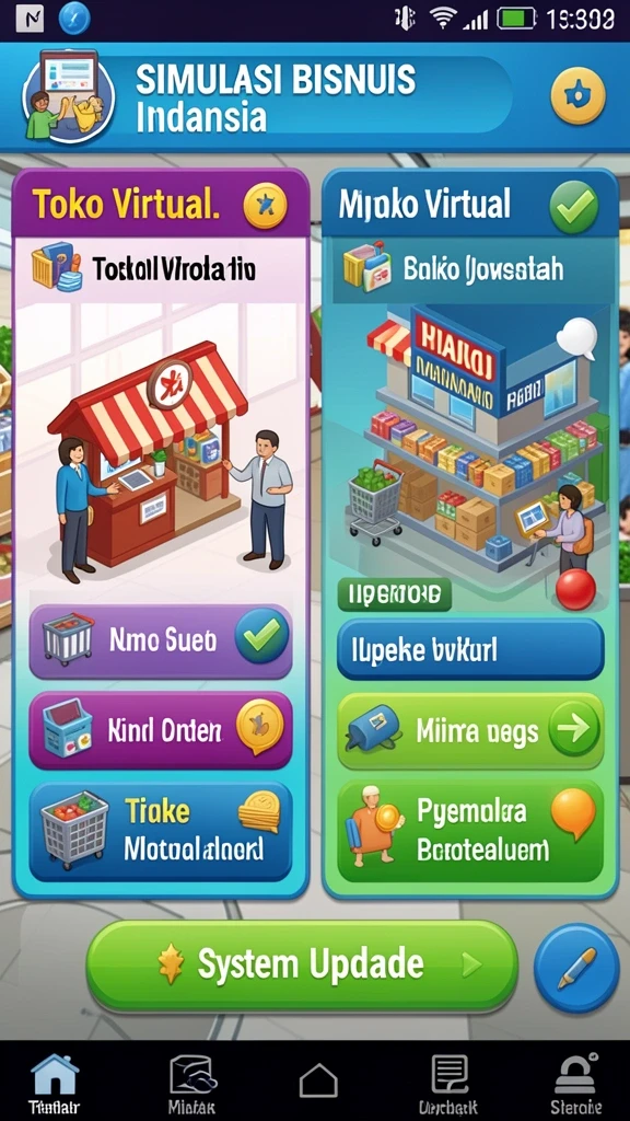 Aksi seru saat menyelesaikan level sulit.