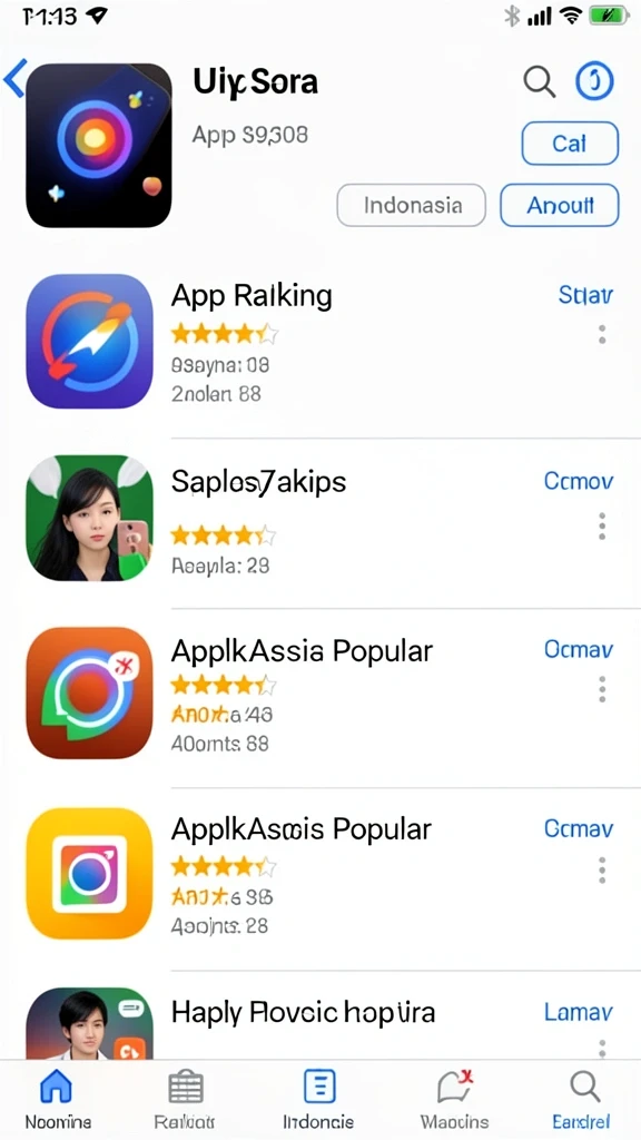 Tampilan antarmuka yang intuitif dan menarik.