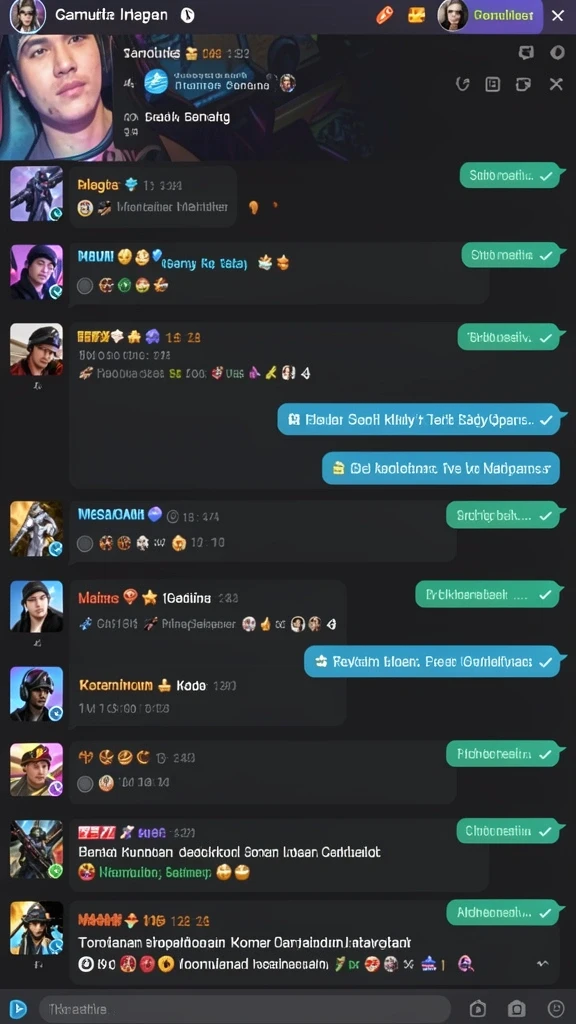 Karakter yang beragam dan unik untuk dipilih.