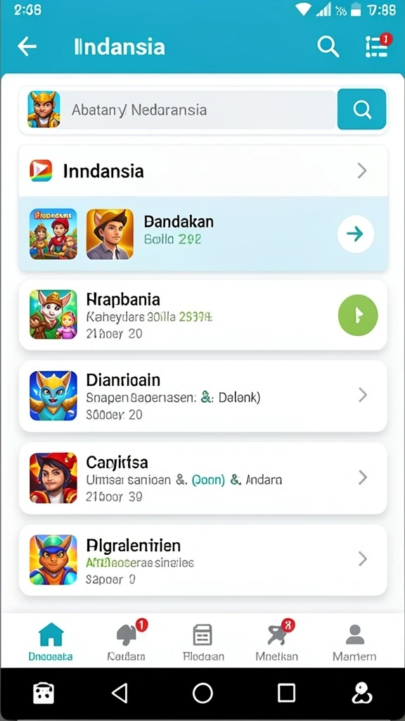 Tangkapan layar kedua menunjukkan mode permainan yang penuh tantangan.