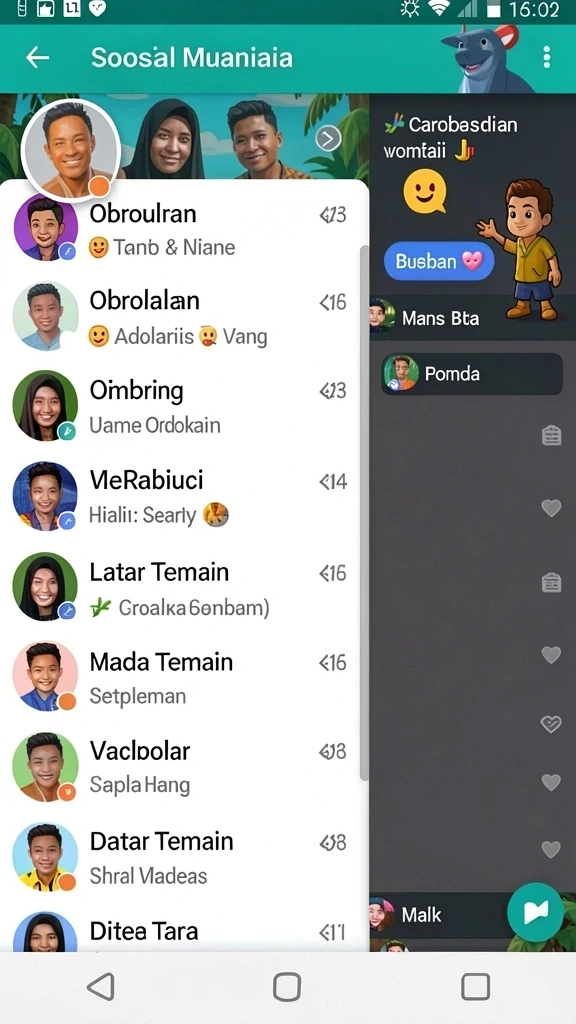 Tampilan grafis yang memukau dalam GX88.