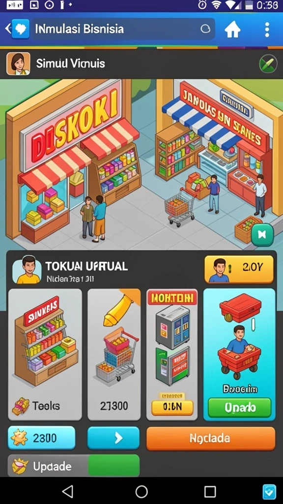 Tampilan antarmuka yang menarik dan mudah digunakan.