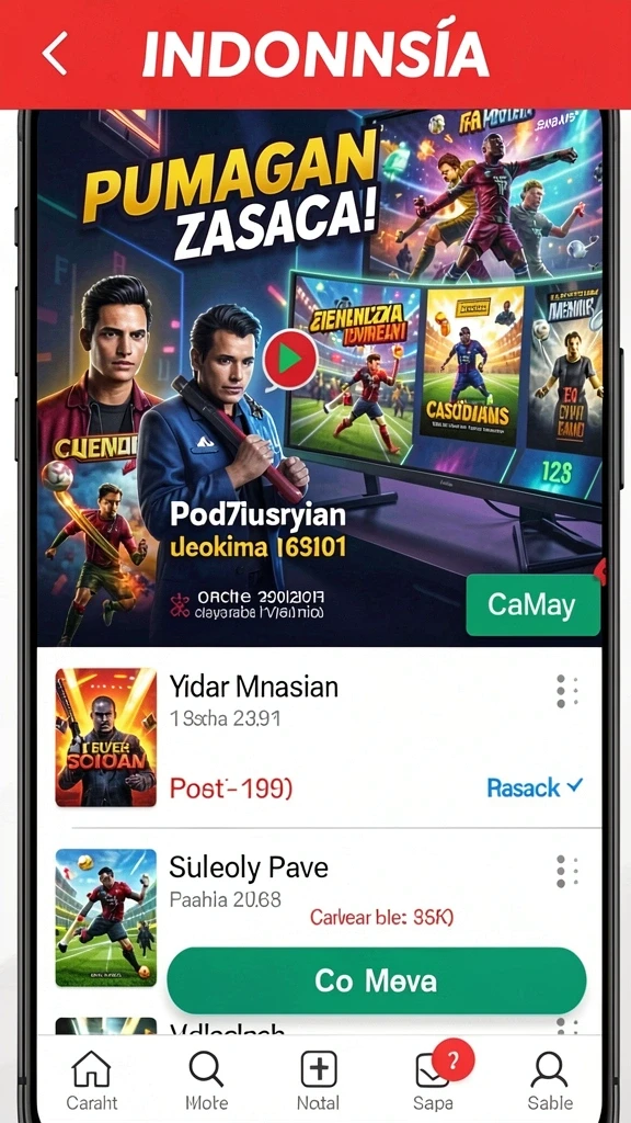 Mode permainan seru yang menantang adrenalin.