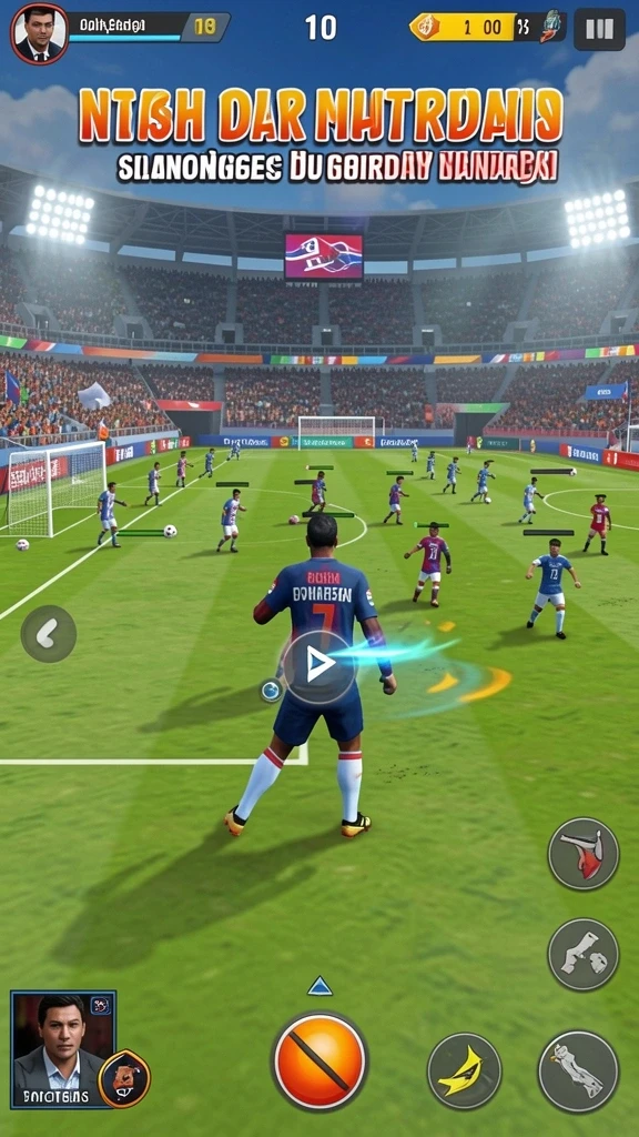 Screenshot menampilkan karakter utama dalam latar pemandangan yang memukau.