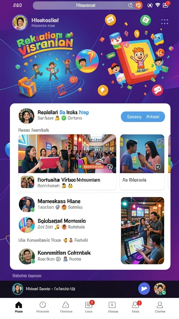 Tampilan antarmuka yang modern dan menarik.