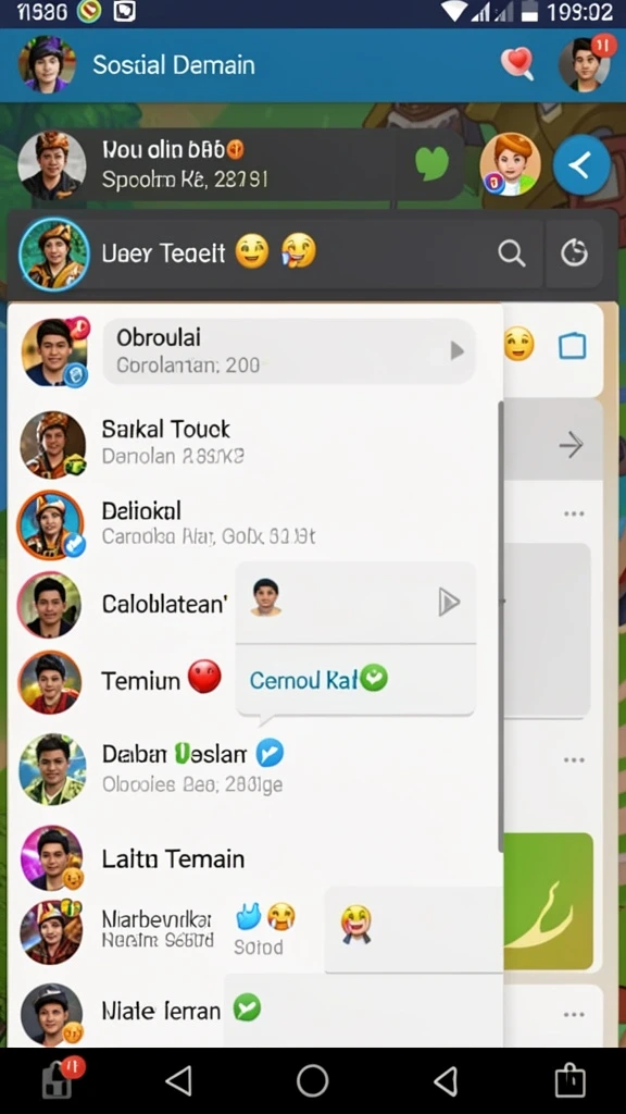 Tampilan awal game yang memikat hati.
