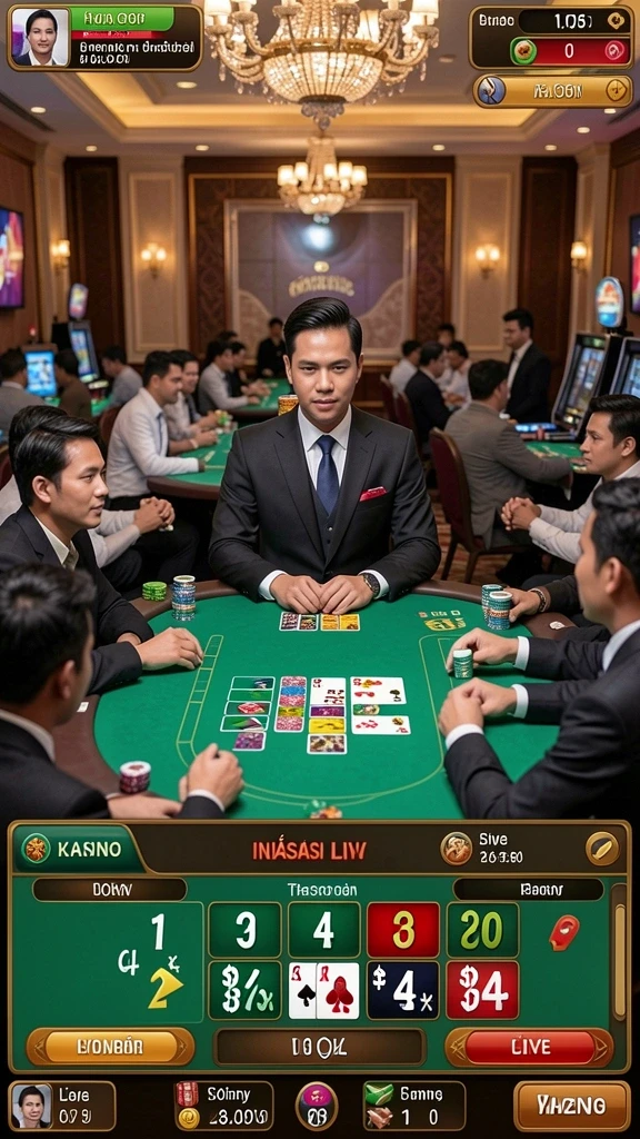 Screenshot menunjukkan antarmuka permainan yang menarik.