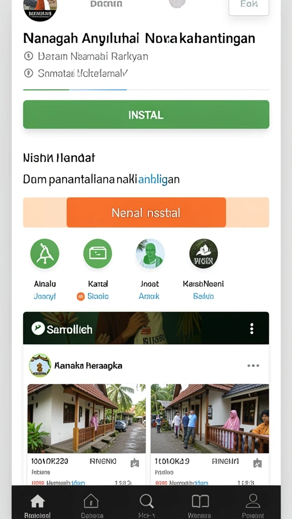 Tampilan antarmuka yang sederhana dan menarik.