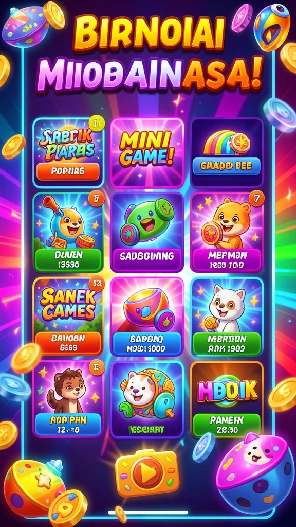 Level permainan yang menantang dan seru.