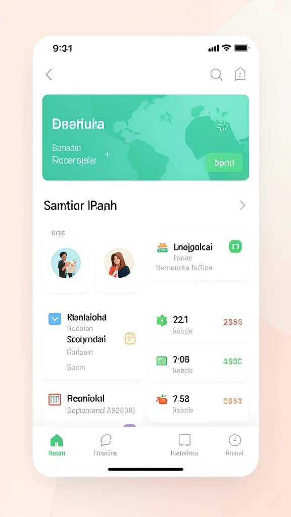 Tampilan antarmuka pengguna yang menarik dan modern.