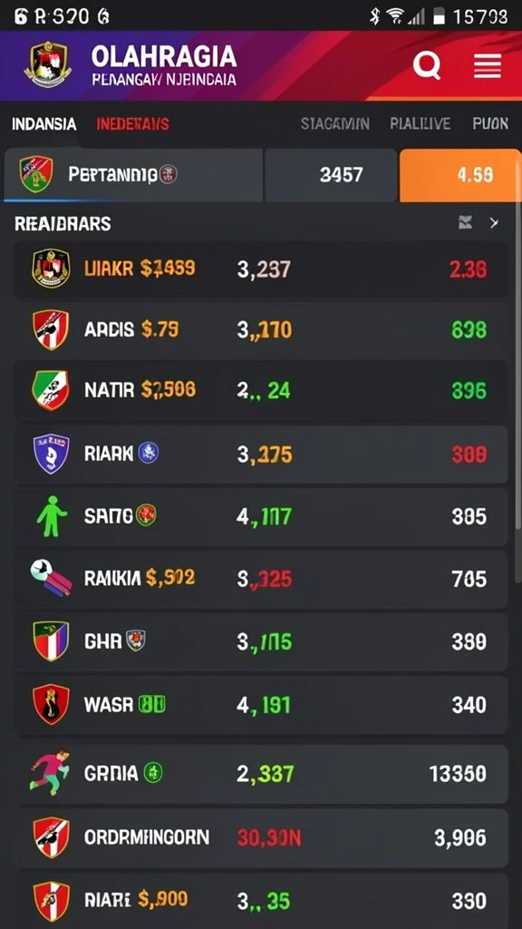 Fitur chat yang memungkinkan interaksi antar pemain.