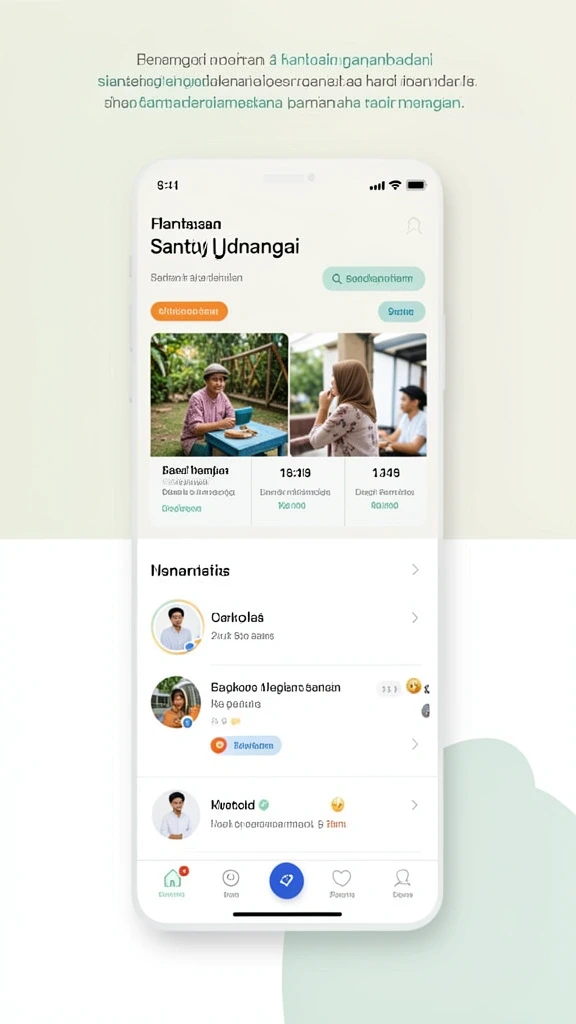 Tampilan antarmuka yang sederhana dan menarik.