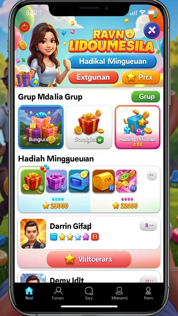 Tampilan antarmuka yang user-friendly.