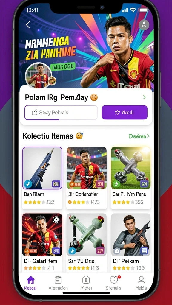 Tangkapan layar menunjukkan pemandangan menakjubkan di dunia RAJASTAR.