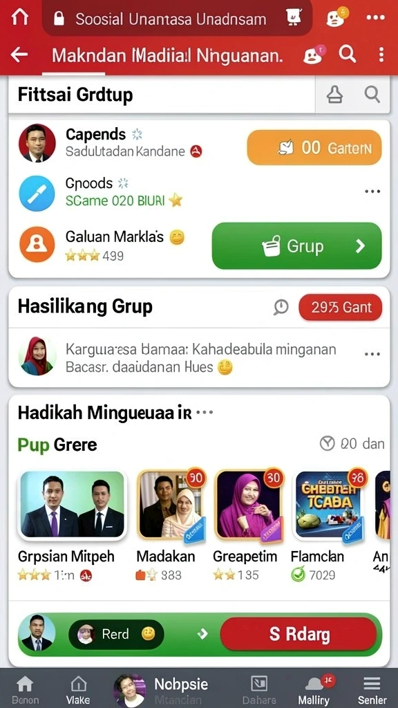 Tampilan antarmuka yang ramah pengguna.