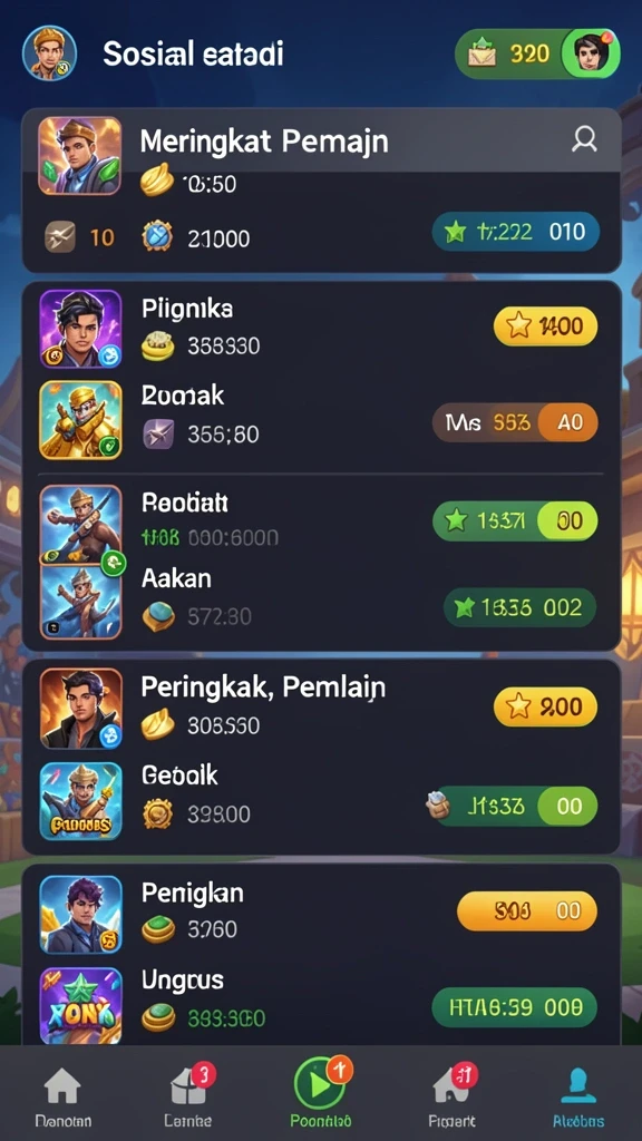 Tantangan interaktif yang mengasyikkan dengan teman.