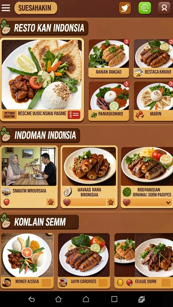 Beragam pilihan permainan yang menghibur.