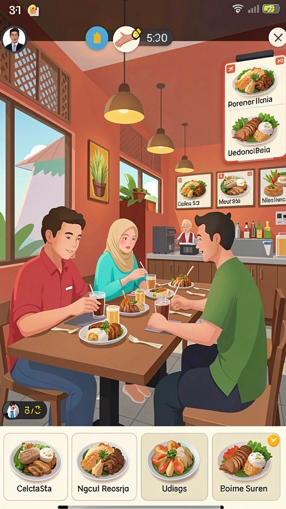 Tampilan antarmuka yang menarik dan mudah digunakan.