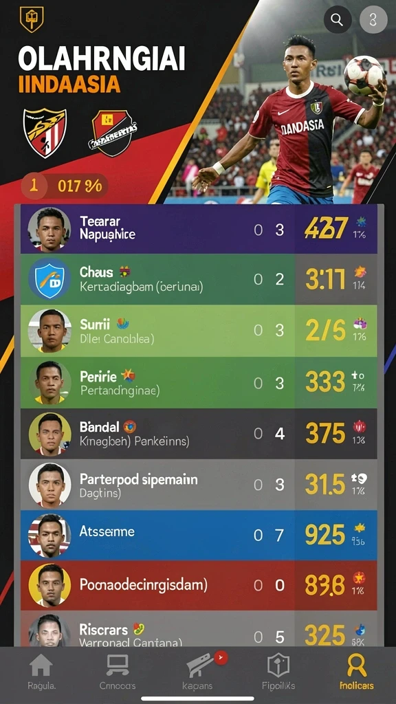 Strategi yang selalu beragam dalam setiap pertarungan.