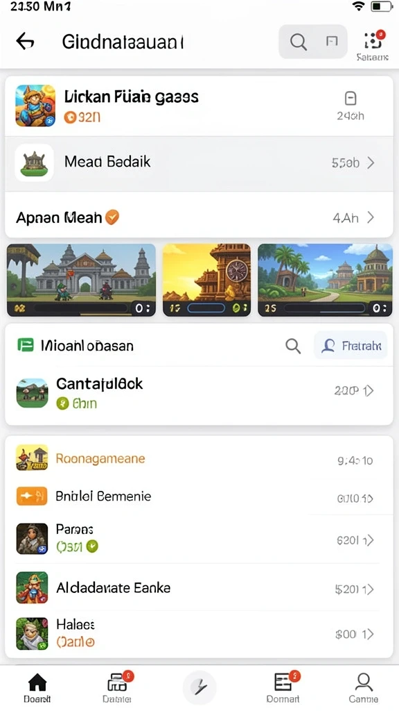 Tampilan antarmuka pengguna yang menarik dan intuitif.