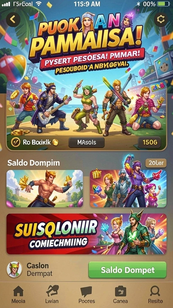 Tampilan grafis yang menakjubkan dalam aplikasi SUPER88.