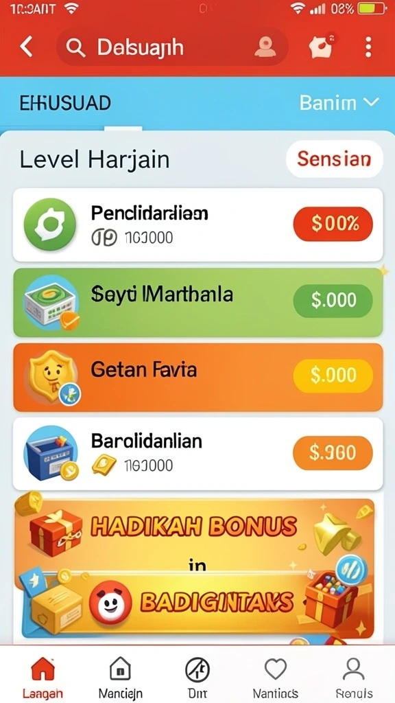Tangkapan layar menampilkan pemandangan fantastis dari lingkungan permainan.
