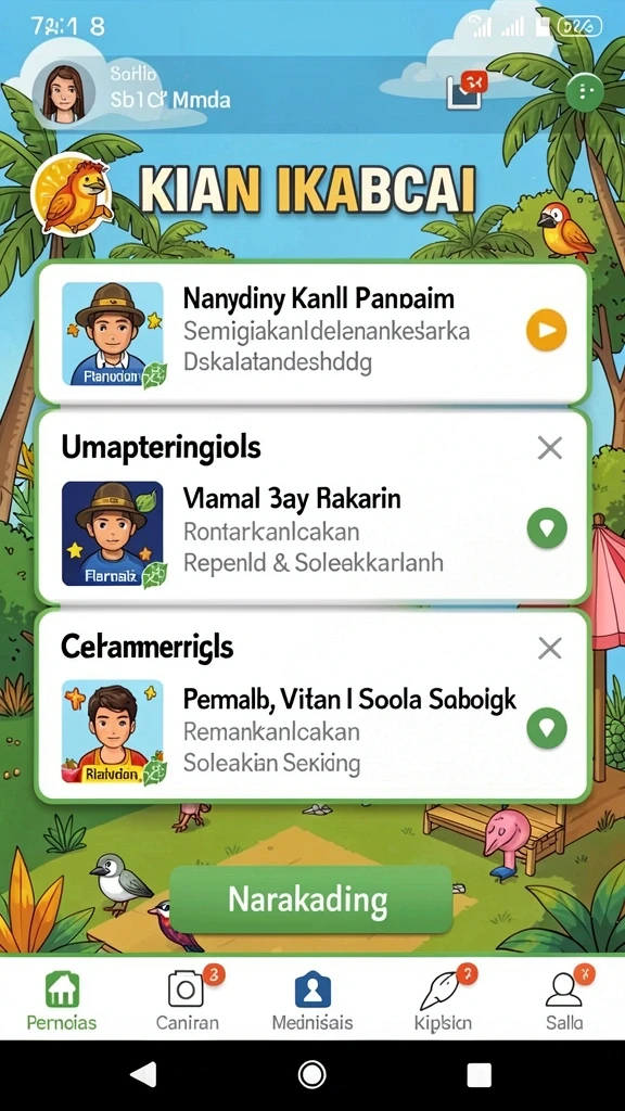 System turnamen dengan hadiah yang menarik.