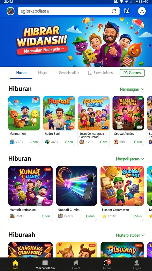 Tampilan antarmuka yang intuitif dan menarik.