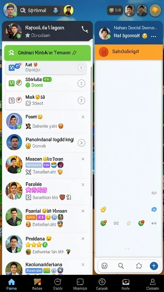 Karakter-karakter unik yang bisa dikumpulkan dalam permainan.