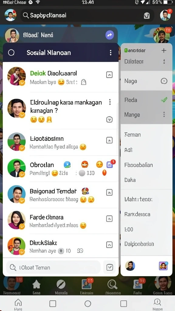 Tampilan antarmuka yang modern dan user-friendly.